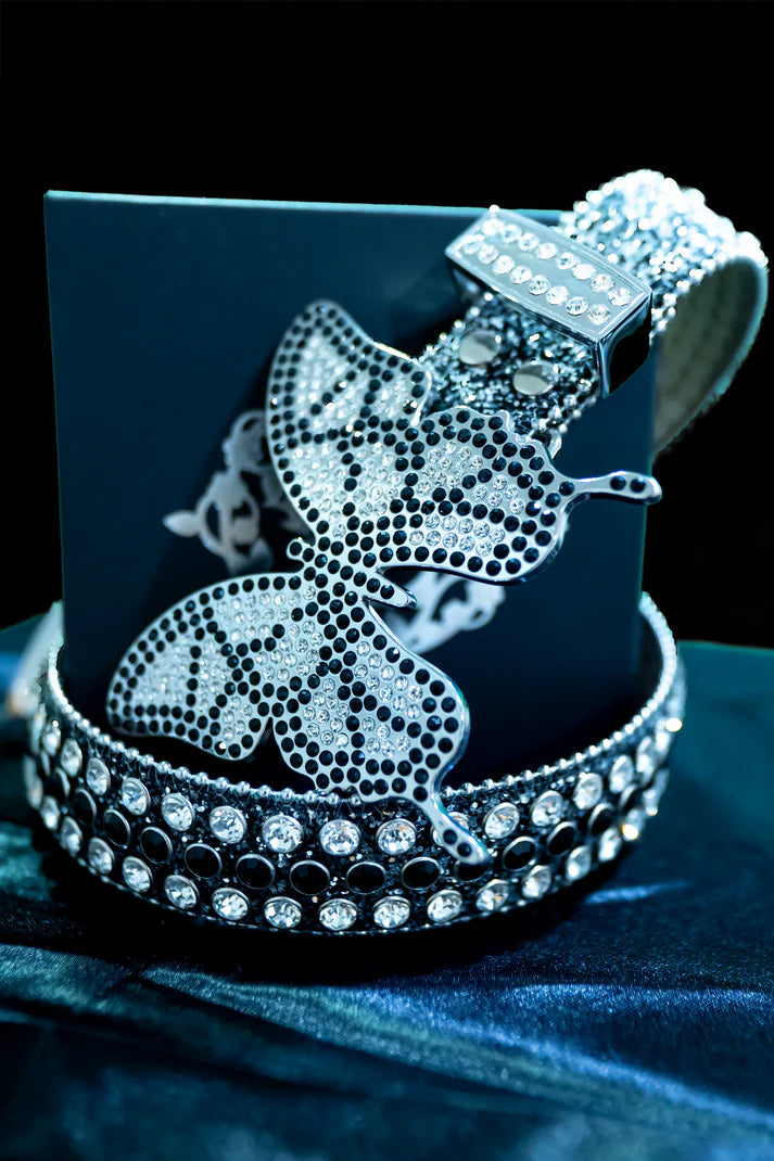 Rhine stone Butterfly belt