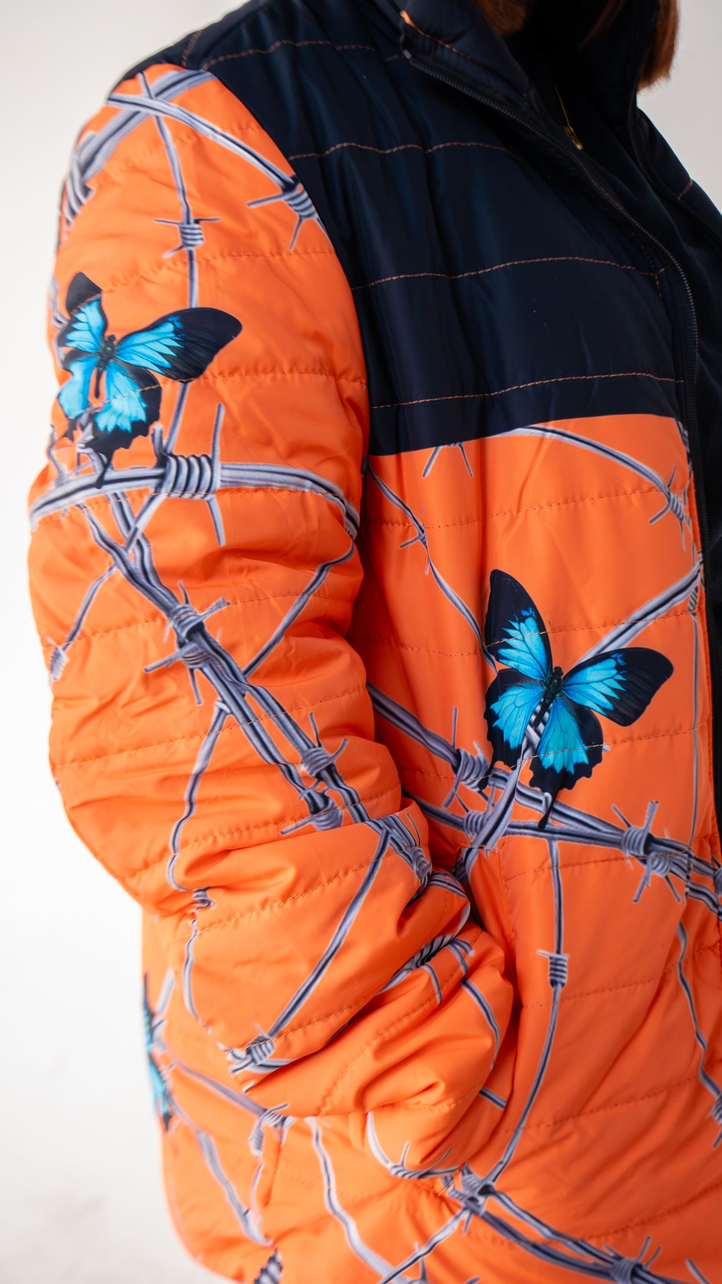 Barb Wire Lightweight puffer jackets