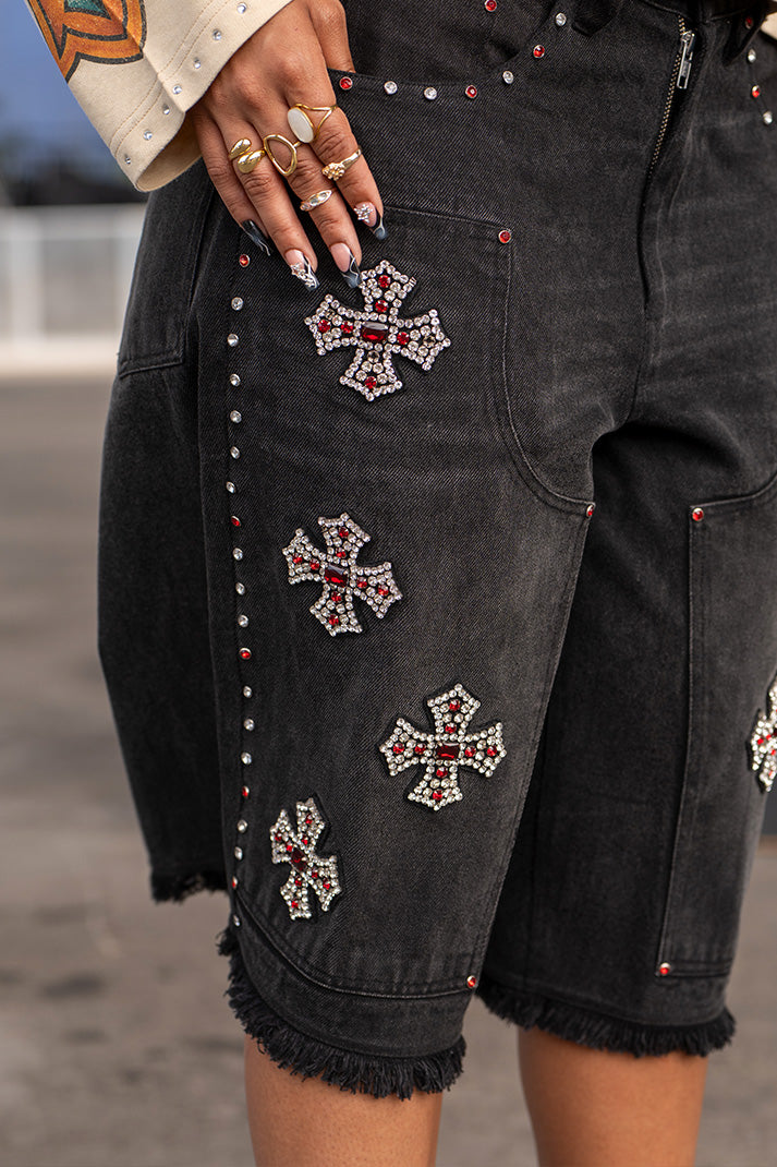 Crucifix Carpenter Jorts - Unisex