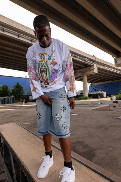 Crucifix Carpenter Jorts - Unisex