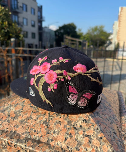 Cherry blossom Yankee hat (pink)