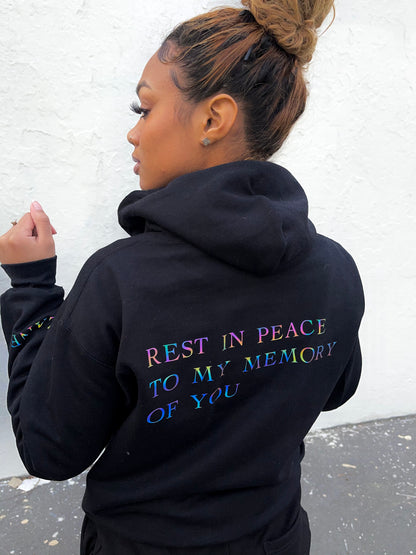 Rest in peace in my memory of you hoodies