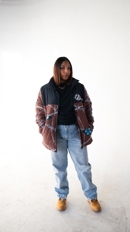 Barb Wire Lightweight puffer jackets