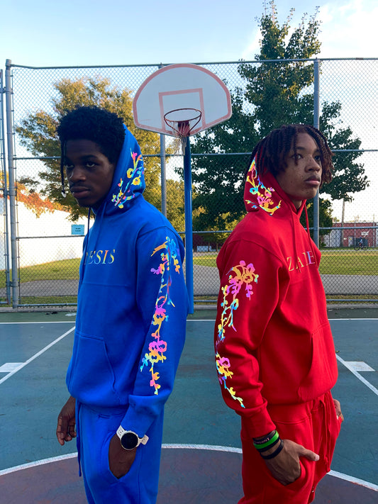 Floral reflective sweat suits