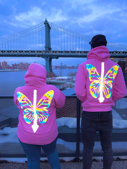 Butterfly spine hoodies