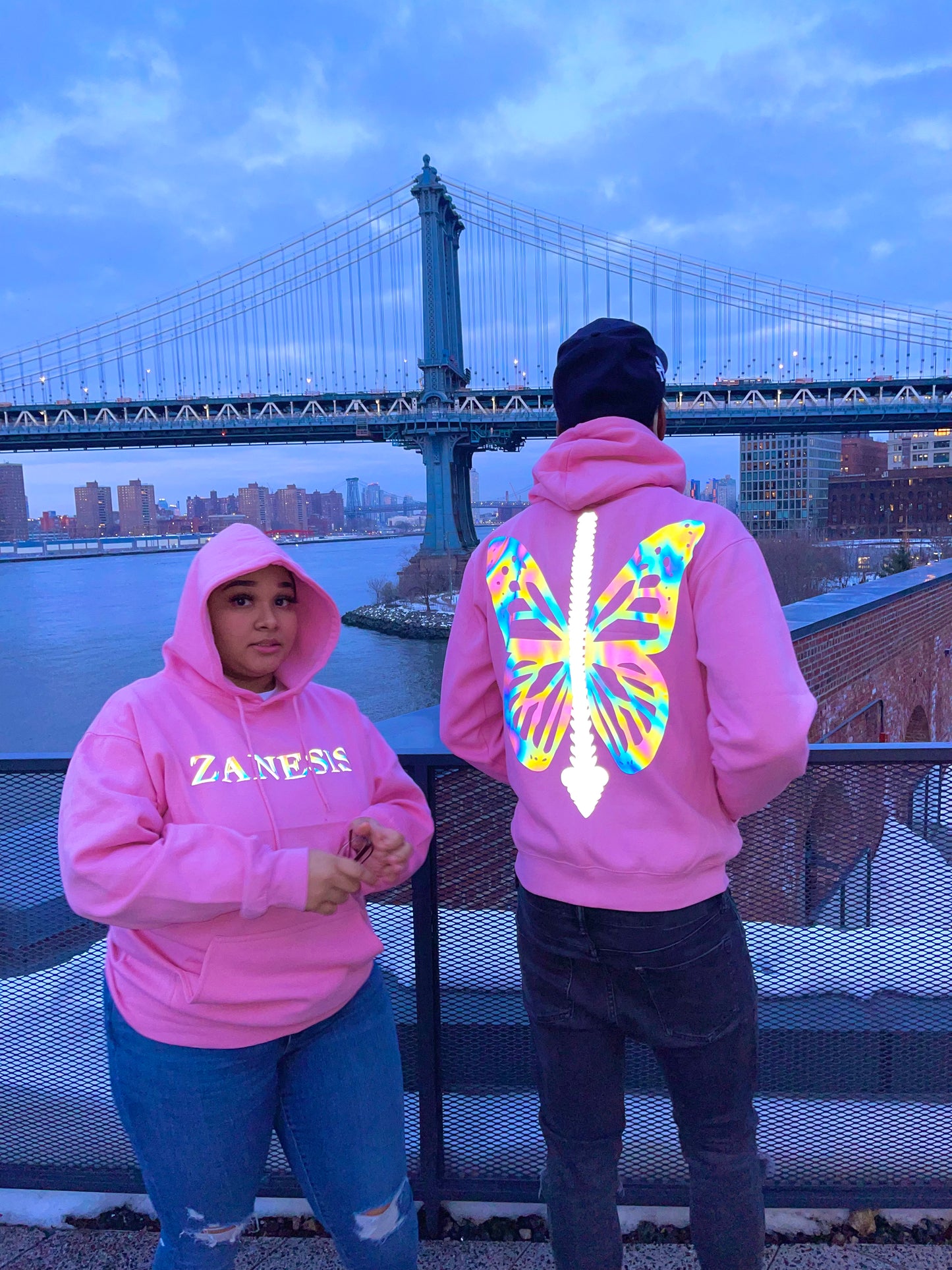 Butterfly spine hoodies