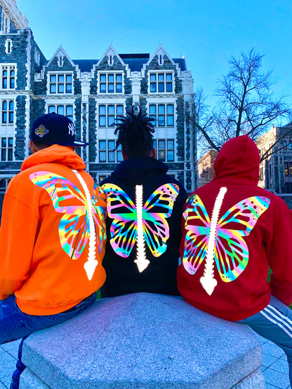 Butterfly spine hoodies