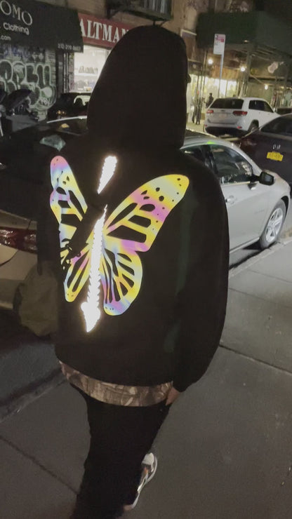 Butterfly spine hoodies